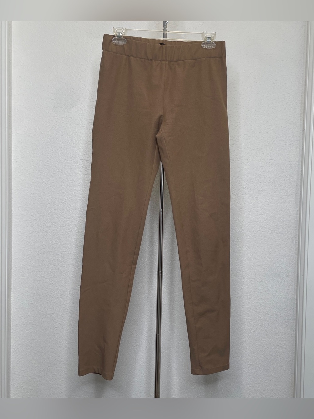 Joseph Gabardine Stress Dress Leggings in Tan Designer Pants